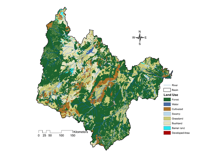 Land Use in 2013 map